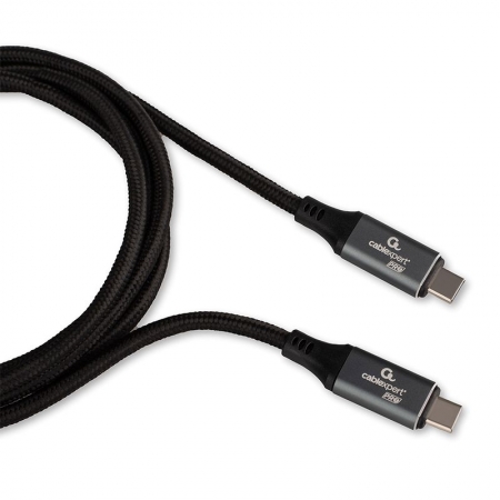  USB 4.0 Type C M-M - 1.8 , 240, 5A, PD3.1/QC4.0, , Cablexpert (CC-USB4-CMCM-BR-1.8M)