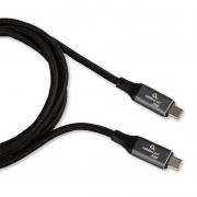  USB 4.0 Type C M-M - 1.8 , 240, 5A, PD3.1/QC4.0, , Cablexpert (CC-USB4-CMCM-BR-1.8M)