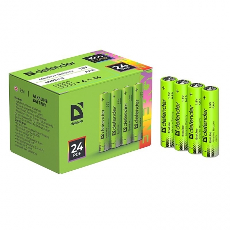 ��������� AAA Defender EcoLine LR03-S4 Alkaline, 24 ��, ������� (56021)