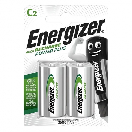����������� C Energizer Power Plus 2500��/� Ni-Mh, 2��, �������