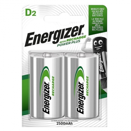 ����������� D Energizer Power Plus 2500��/� Ni-Mh, 2��, �������