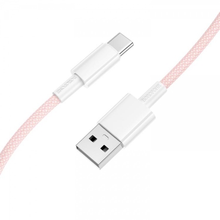 ������ USB 2.0 - Type C, 1 �, 3A, �������, ������, Borofone BX117