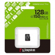   Micro SDXC 128Gb Kingston Canvas Select Plus U1 V10 A1   (SDCS3/128GBSP)