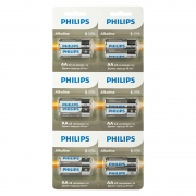  AA Philips Alkaline LR6, 12,  