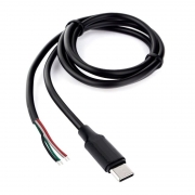  USB 2.0 Type C  , 1, 3A 36, , 26/28 AWG,  , 