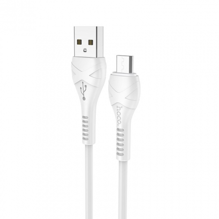 ������ USB 2.0 - Micro USB, 1 �, 2.4A, �����, Hoco X37
