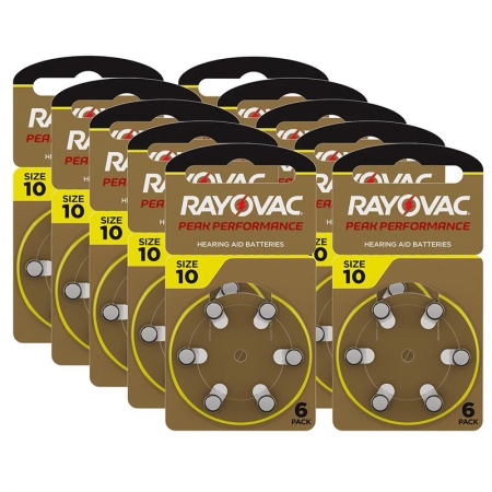 ��������� Rayovac Peak 10 ��� �������� ���������, 60 �� (6x10), �������