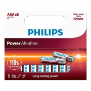  AAA Philips Power Alkaline LR03, 8, 
