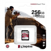   SDXC 256Gb Kingston Canvas React Plus UHS-II U3 V90, 300 /c (SDR2/256GB)
