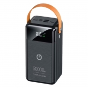   Perfeo Prodige, 60000 /, QC3.0/ PD 22.5W, 2xUSB-A+2xUSB-C,  (PF_C3697)