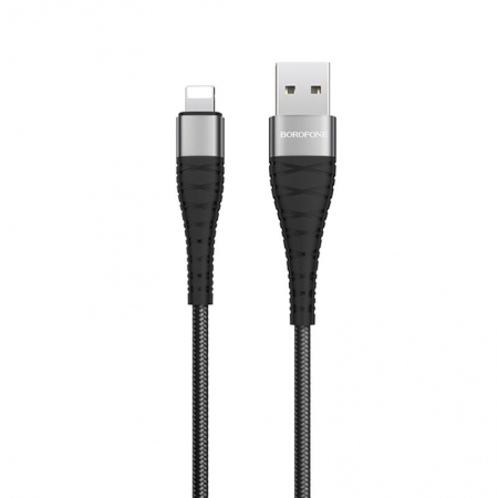 ������ USB - 8 pin Lightning, 1 �, 2.4A, ������, ������, Borofone BX32