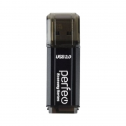 64Gb Perfeo E02 Black Economy Series USB 2.0 (PF-E02B064ES)