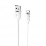 ������ USB 2.0 Am - 8 pin Lightning, 1 �, 2.4A, �����, Borofone BX19