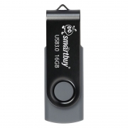 16Gb Smartbuy Twist Black USB3.0 (SB016GB3TWK)