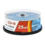 ���� CD-R Mirex 700Mb 48x, Cake Box, 25�� (UL120051A8M)