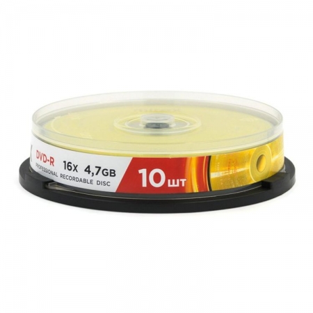 ���� DVD-R Mirex 4,7 Gb 16x, Cake Box, 10�� (UL130003A1L)