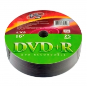 Диск DVD+R VS 4,7 Gb 16x, Shrink 25шт (VSDVDPRS2501)