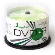 Диск DVD+R Smarttrack 4,7 Gb 16x, Cake Box, 50шт (ST000220)