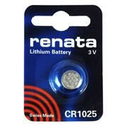 Батарейка CR1025 Renata, 1 шт, блистер