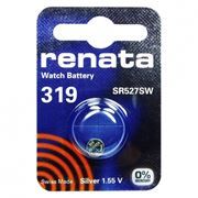 Батарейка Renata R 319 SR527SW 1.55V, 1 шт, блистер