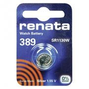 Батарейка Renata R 389 SR1130W 1.55V, 1 шт, блистер